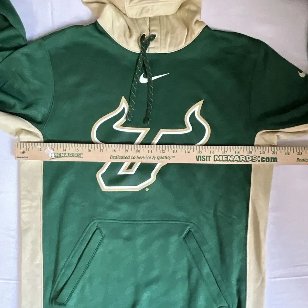 Vintage Nike Center Check Swoosh South Florida Bulls Hoodie Sweatshirt Small